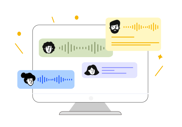 Learning voiceover cloning for Voice IP