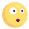 Terrified emoji
