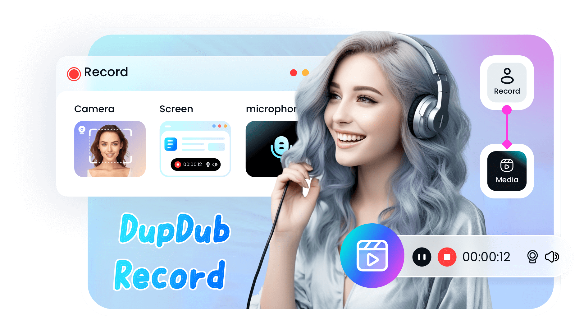 DupDub AI record editor