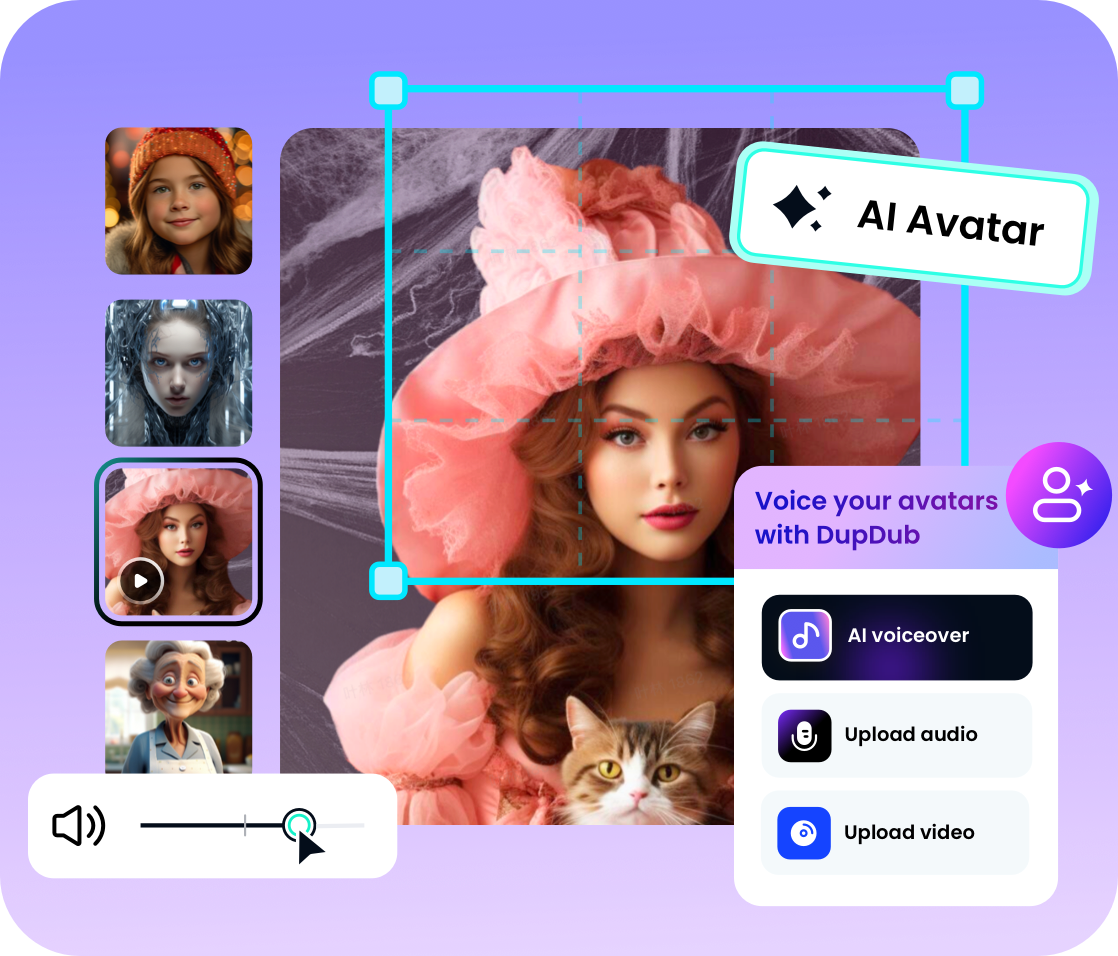AI avatars and voiceovers by DupDub in Canva